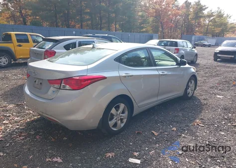 2013 Hyundai Elantra Gls z USA, uszkodzony, nr VIN 5NPDH4AE9DH294342